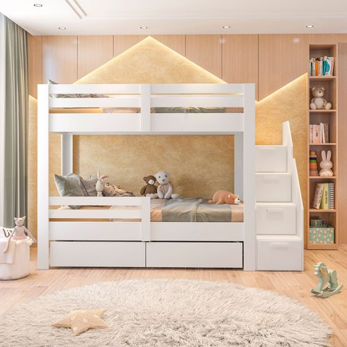 Beliche Infantil Star Plus com Grade de Proteção Casatema Branco