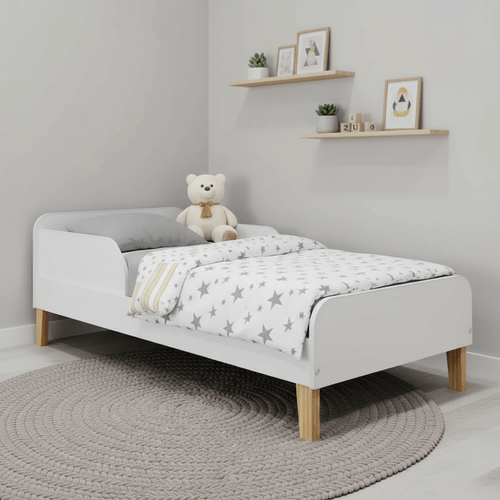 Cama Infantil Solteiro Montessori Branco