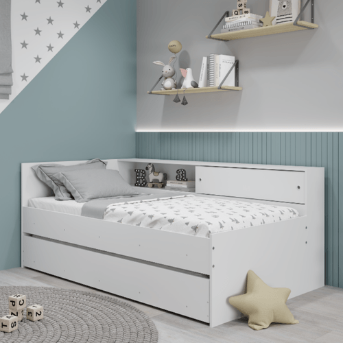 Bicama Infantil Com Modulo Lateral Branco