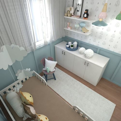 Kit Cori com Cama Solteiro e Armário Baixo Montessoriano Branco
