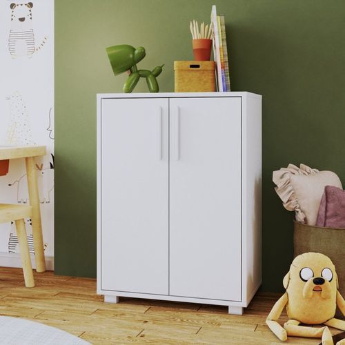 Balcão Infantil 2 Portas 1 Prateleira Casatema Branco