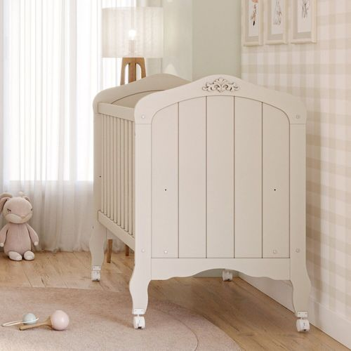 Berço Mini Cama Alegria Espresso Móveis Off White Berço Mini Cama Alegria Espresso Móveis Off White