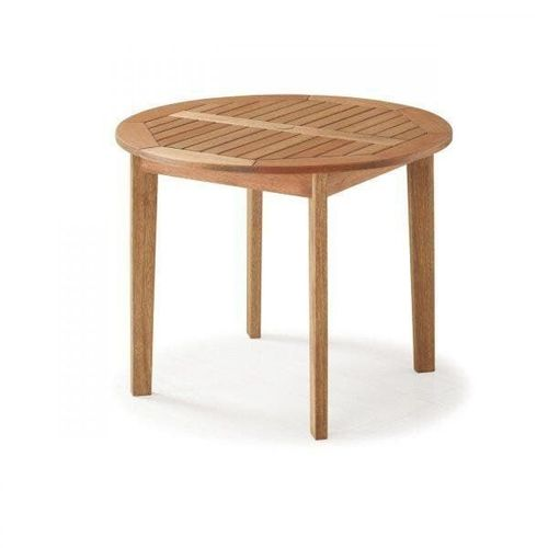 Mesa em Madeira Maciça Redonda 90cm Primavera Stain Jatobá