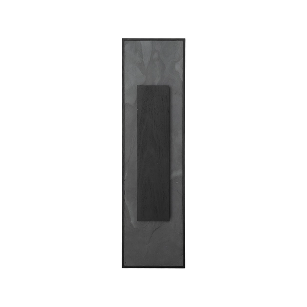 Arandela Led Ardosia E Madeira Carvao 9W 3000K Petra Arandela Led Ardosia E Madeira Carvao 9W 3000K Petra
