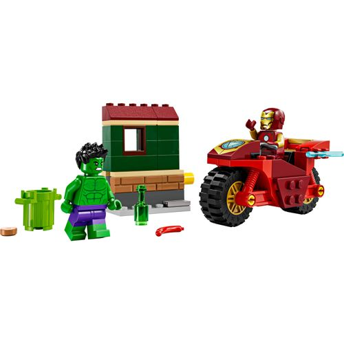 LEGO® Marvel - Homem de Ferro com Bicicleta e o Hulk LEGO® Marvel - Homem de Ferro com Bicicleta e o Hulk