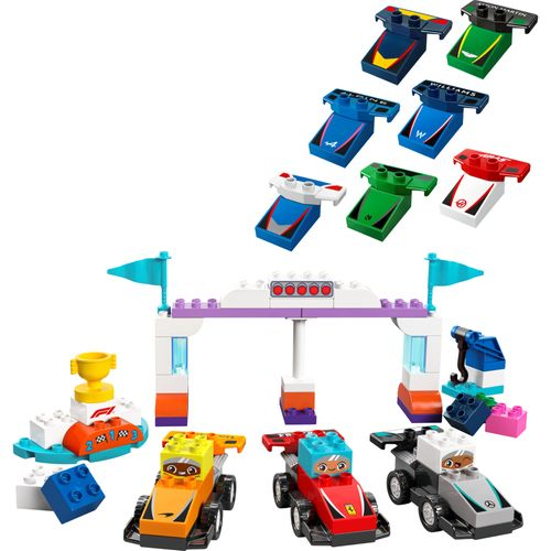 LEGO® DUPLO® - Carros e pilotos da F1® LEGO® DUPLO® - Carros e pilotos da F1®