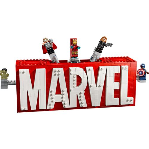 LEGO® Marvel - Logo e Minifiguras LEGO® Marvel - Logo e Minifiguras