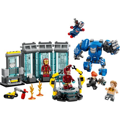 LEGO® Marvel - Laboratório do Homem de Ferro: Salão de Armaduras LEGO® Marvel - Laboratório do Homem de Ferro: Salão de Armaduras