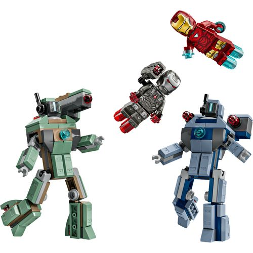 LEGO® Marvel - Homem de Ferro e Máquina de Combate vs Drones Hammer LEGO® Marvel - Homem de Ferro e Máquina de Combate vs Drones Hammer