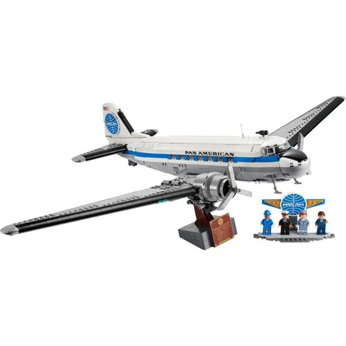 LEGO® Icons - Avião comercial Douglas DC-3 PAN AM® LEGO® Icons - Avião comercial Douglas DC-3 PAN AM®