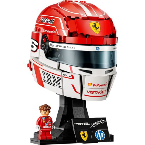 LEGO® Editions - Capacete Scuderia Ferrari HP Charles Leclerc LEGO® Editions - Capacete Scuderia Ferrari HP Charles Leclerc