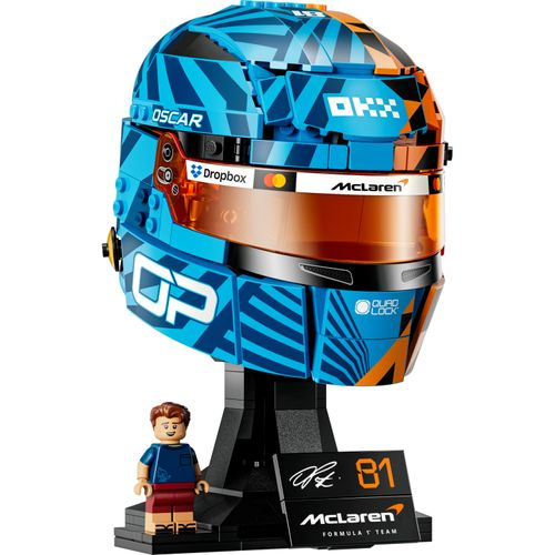 LEGO® Editions - Capacete Oscar Piastri da Equipe McLaren Mastercard F1® LEGO® Editions - Capacete Oscar Piastri da Equipe McLaren Mastercard F1®