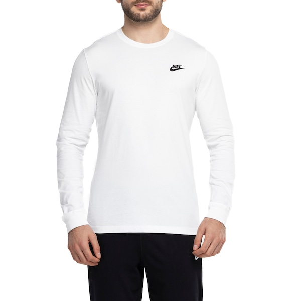 Camiseta Nike Manga Longa Sportwear Club - Masculina Camiseta Nike Manga Longa Sportwear Club - Masculina