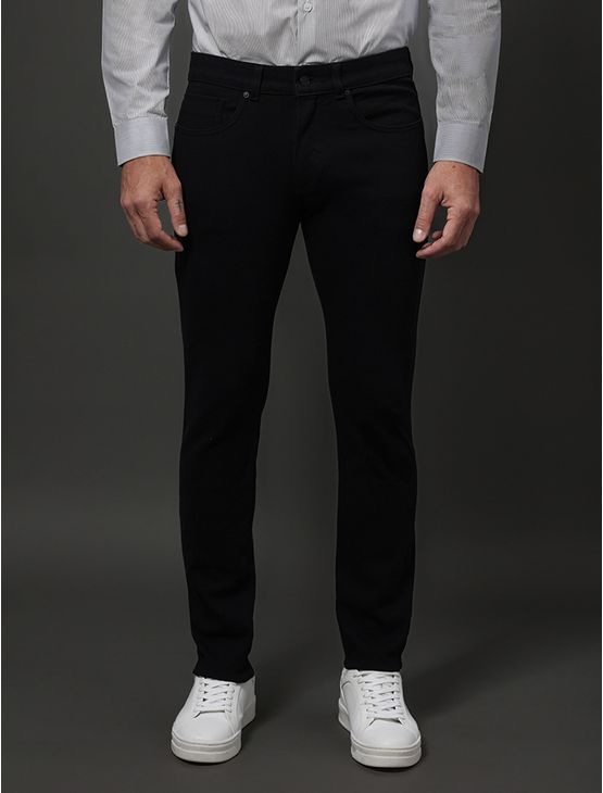 Calça Masculina Moletom 5 Pockets Calvin Klein - Preto Calça Masculina Moletom 5 Pockets Calvin Klein Preto 46