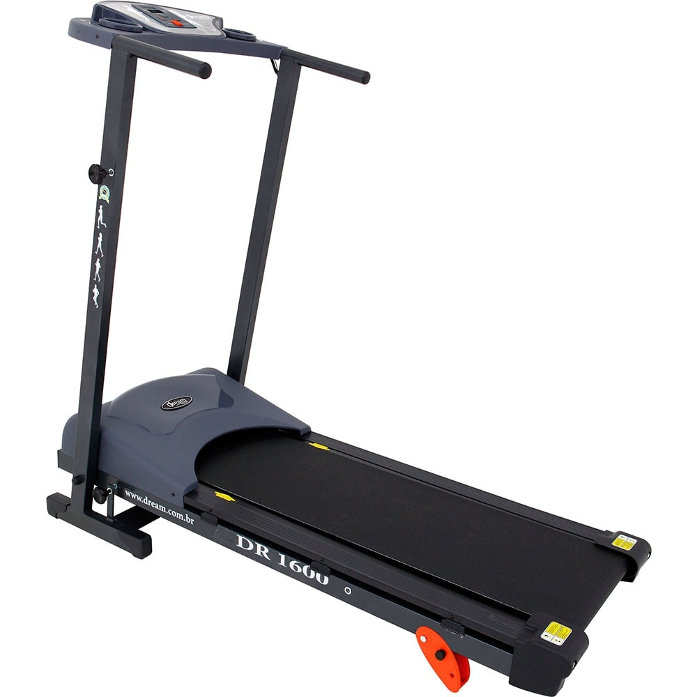 Esteira Elétrica Dream Dobrável DR1600, 5 funções - Preta Esteira Elétrica Dream Dobrável DR1600, 5 funções - Preta