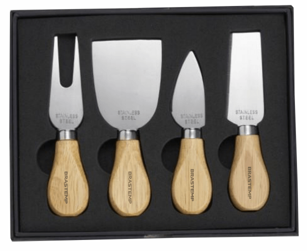 Kit Para Queijos 4 Peças - 326026636 326026636 Kit Para Queijos 4 Peças - 326026636 326026636