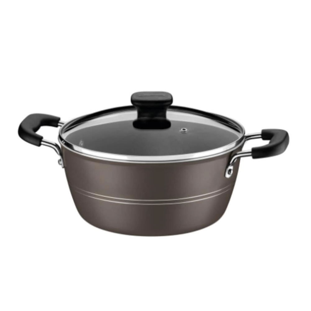 Caçarola Tramontina Sicília Antiaderente Avelã 20cm Caçarola Tramontina Sicília Antiaderente Avelã 20cm