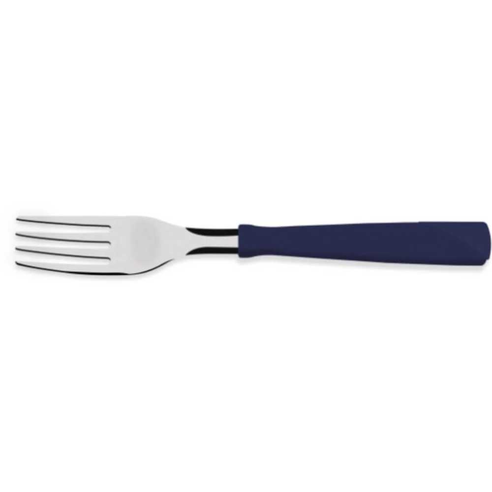 Garfo De Mesa Tramontina Inox New Kolor Azul Garfo De Mesa Tramontina Inox New Kolor Azul