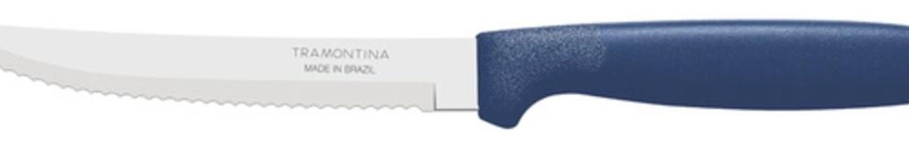 Faca Para Churrasco Tramontina Ipanema 5" Inox Azul Faca Para Churrasco Tramontina Ipanema 5" Inox Azul