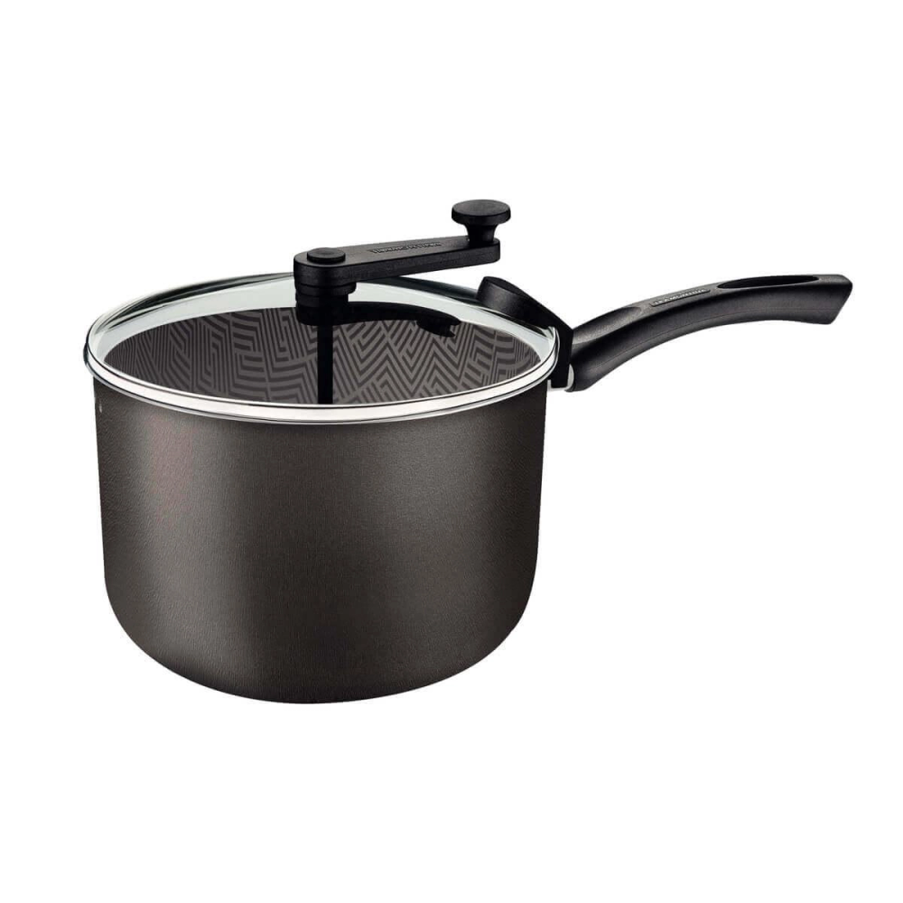 Pipoqueira Tramontina Paris 22cm Em Alumínio Com Revestimento Antiaderente Chumbo Pipoqueira Tramontina Paris 22cm Em Alumínio Com Revestimento Antiaderente Chumbo