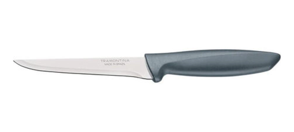 Faca Para Desossar Tramontina Plenus Aço Inox 5" Cabo Cinza Faca Para Desossar Tramontina Plenus Aço Inox 5" Cabo Cinza