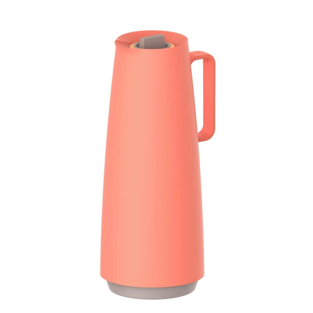 Bule Térmico Tramontina Exata Coral Com Ampola De Vidro 1 Litro Bule Térmico Tramontina Exata Coral Com Ampola De Vidro 1 Litro