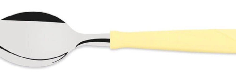 Colher De Mesa Tramontina Inox New Kolor Creme Colher De Mesa Tramontina Inox New Kolor Creme