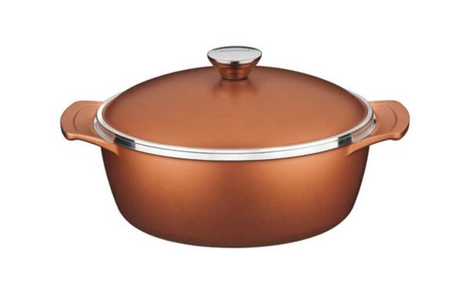 Caçarola Tramontina Lyon Em Alumínio Com Revestimento Starflon Doudora 24cm Caçarola Tramontina Lyon Em Alumínio Com Revestimento Starflon Doudora 24cm