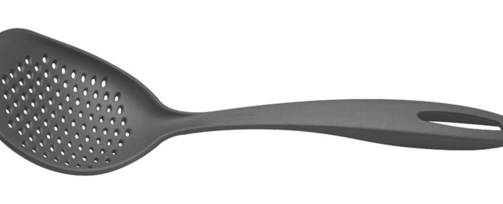 Espumadeira Tramontina Ability 29,9cm Em Nylon Grafite Espumadeira Tramontina Ability 29,9cm Em Nylon Grafite