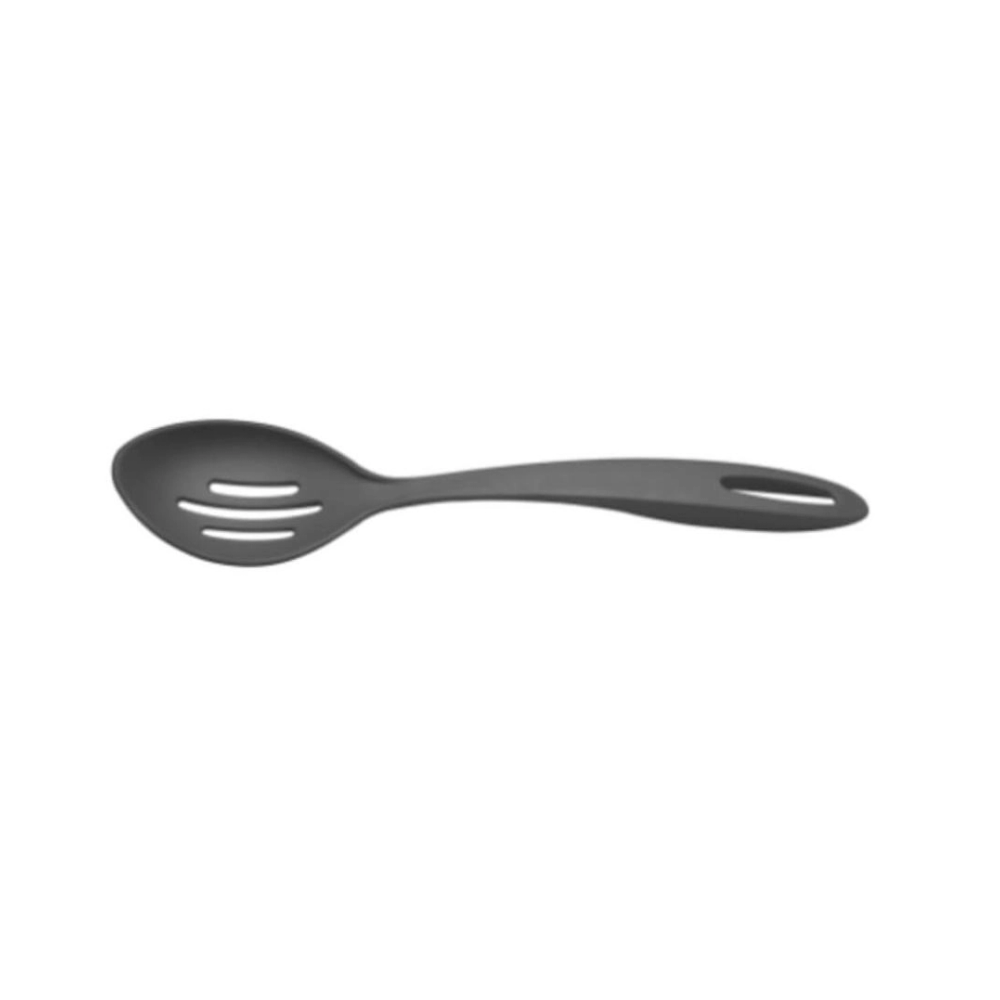 Colher Perfurada Tramontina Ability 29,5cm Em Nylon Grafite Colher Perfurada Tramontina Ability 29,5cm Em Nylon Grafite