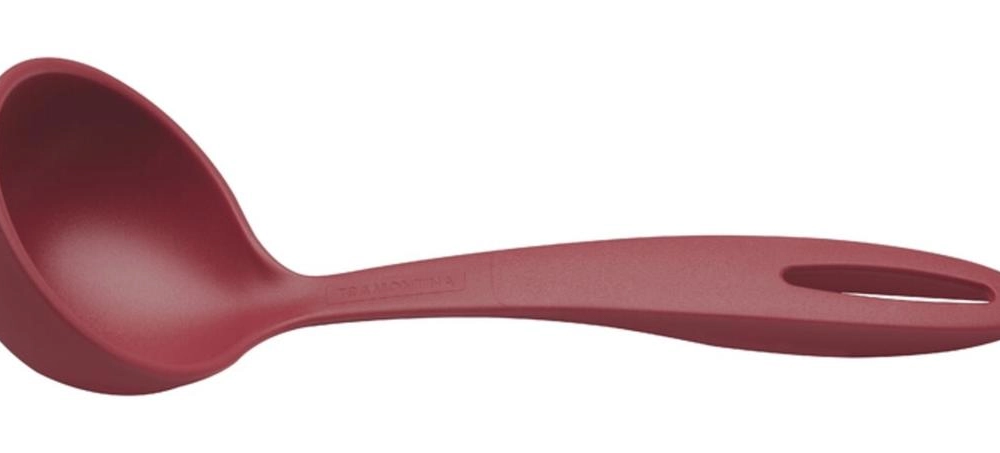 Concha Para Molho Tramontina Vermelho Em Nylon Ability 19,6cm