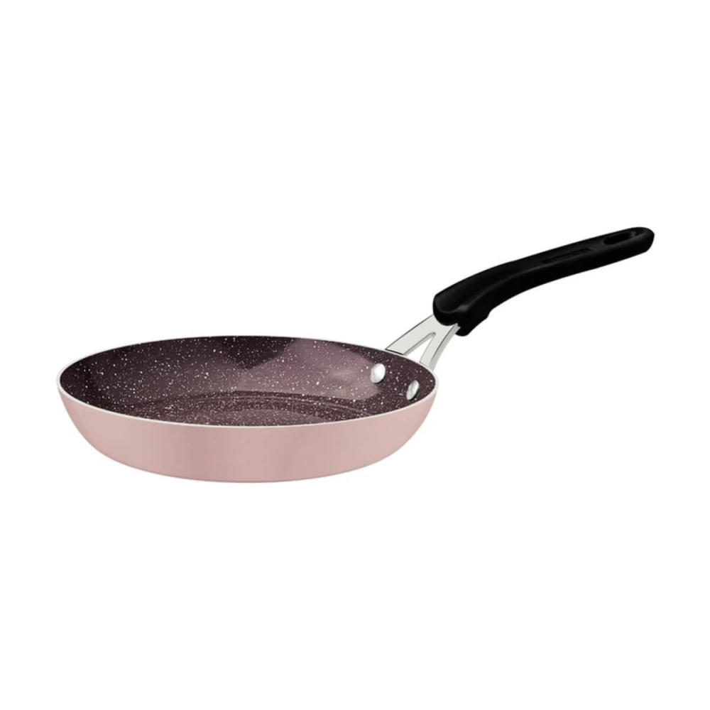 Frigideira Tramontina Tunis Em Alumínio Com Revestimento Externo Rosa Trufado 28cm Frigideira Tramontina Tunis Em Alumínio Com Revestimento Externo Rosa Trufado 28cm