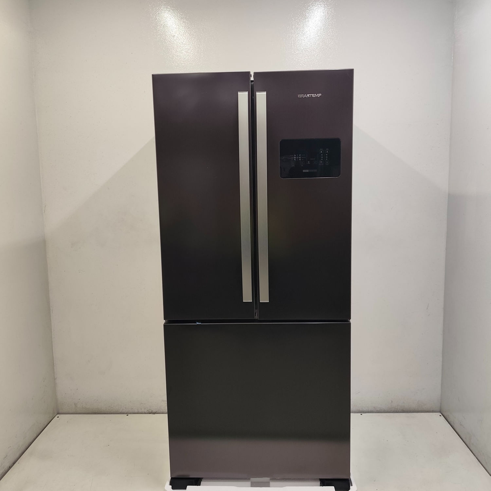 Geladeira Brastemp Eclipse Collection Frost Free French Door Inverter A+++ 554 Litros Cor Black Inox - Bro85aeas2_Wotimo_Je6532691 110V