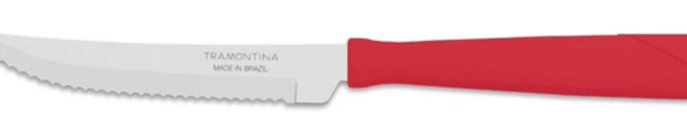 Faca Para Churrasco Tramontina New Kolor 4" Vermelha Faca Para Churrasco Tramontina New Kolor 4" Vermelha