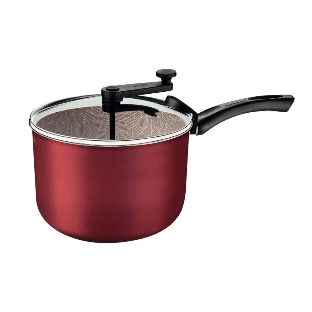 Pipoqueira Tramontina Paris 22cm Em Alumínio Com Revestimento Antiaderente Vermelha Pipoqueira Tramontina Paris 22cm Em Alumínio Com Revestimento Antiaderente Vermelha