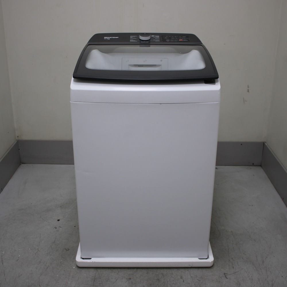 Máquina De Lavar Brastemp 17Kg Branca Com Ciclo Tira Manchas Advanced E Ciclo Antibolinha - Bwk17abas3_Wbom_Cf6201744 110V