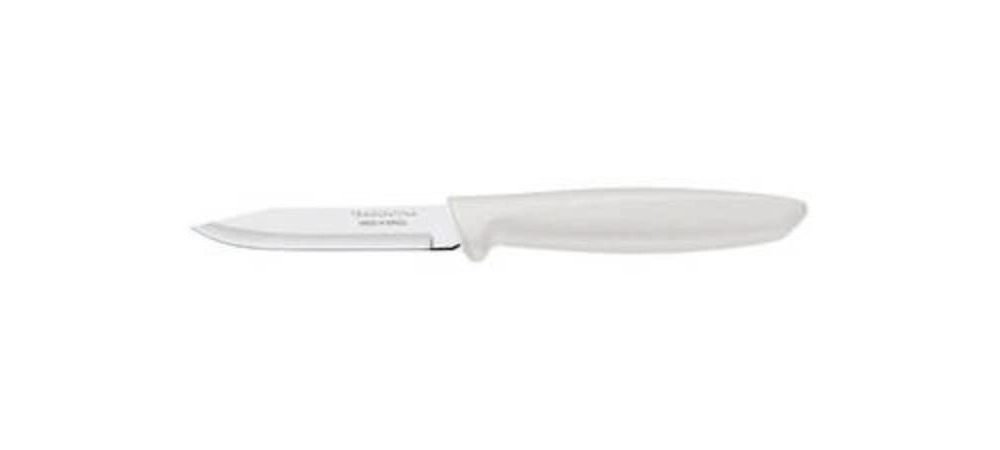 Faca Para Legumes E Frutas Tramontina Plenus Inox Off White 3" Faca Para Legumes E Frutas Tramontina Plenus Inox Off White 3"