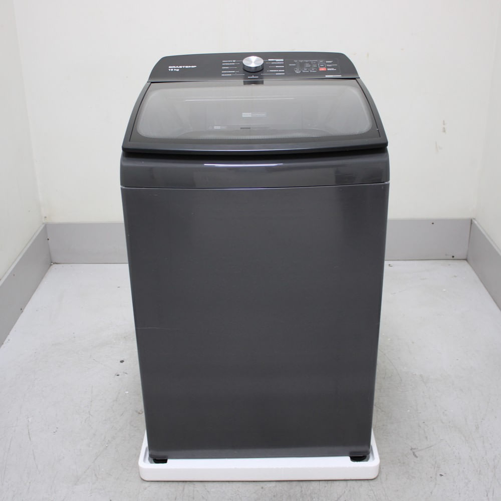 Máquina De Lavar Brastemp 16Kg Cinza Platinum Com Tecnologia Flex Wash E Ciclo Tira Manchas Advanced - Bwy16a9as2_Wotimo_Cf6202155 110V