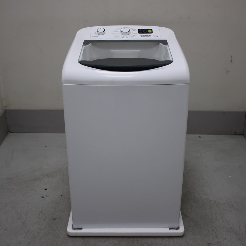 Máquina De Lavar Branca Consul 12Kg Com Dosagem Econômica E Ciclo Edredom - Cwm12abas2_Wotimo_Cf6202157 110V