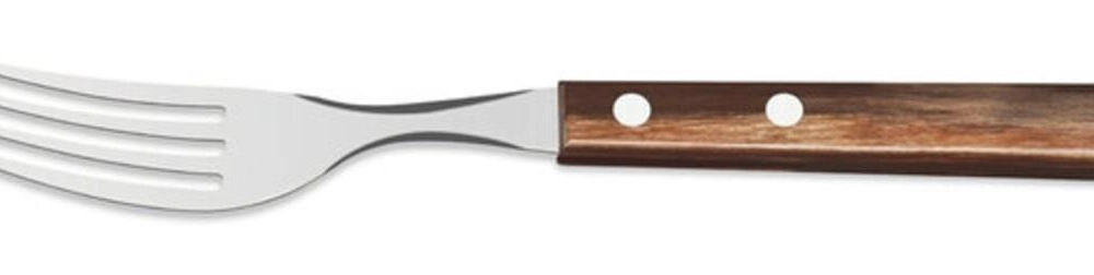 Garfo Sobremesa Tramontina Polywood Castanho Inox Garfo Sobremesa Tramontina Polywood Castanho Inox