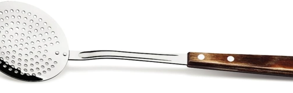 Espumadeira Tramontina Inox Polywood Castanho Espumadeira Tramontina Inox Polywood Castanho