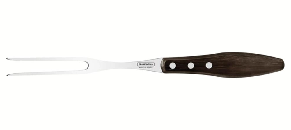 Garfo Trinchante Tramontina Polywood Castanho