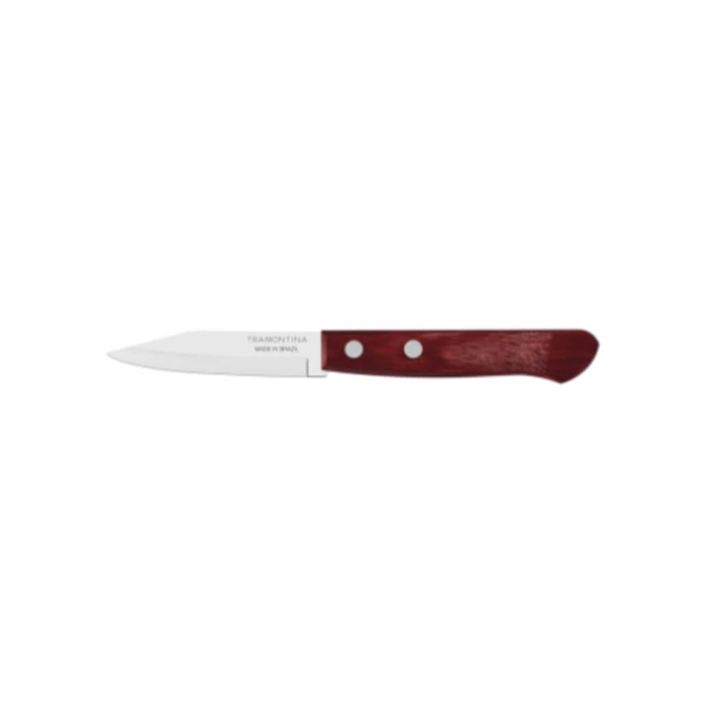 Faca Para Legumes Tramontina Polywood Vermelho 3" Faca Para Legumes Tramontina Polywood Vermelho 3"