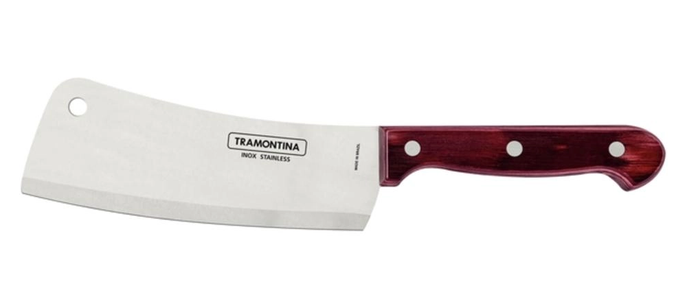 Cutelo Tramontina Polywood 6" Aço Inox Cabo Vermelho Cutelo Tramontina Polywood 6" Aço Inox Cabo Vermelho