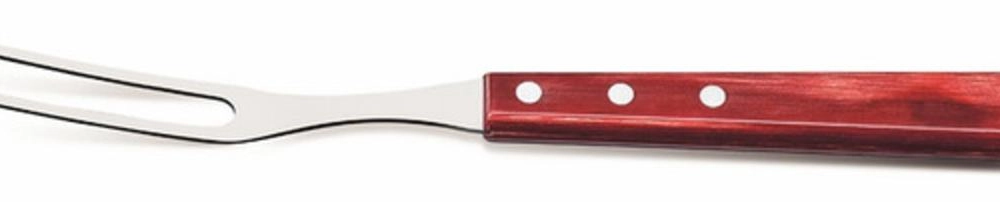 Garfo Trinchante Tramontina Polywood Aço Inox Vermelho Garfo Trinchante Tramontina Polywood Aço Inox Vermelho