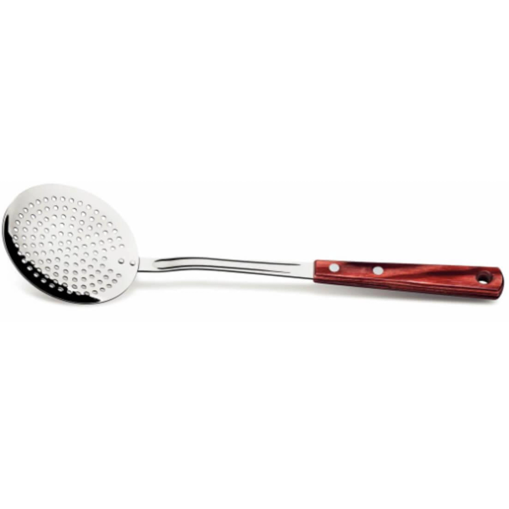 Espumadeira Tramontina Polywood Vermelho Aço Inox 30cm Espumadeira Tramontina Polywood Vermelho Aço Inox 30cm