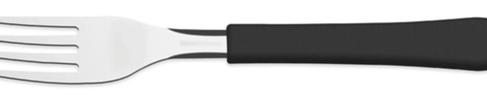 Garfo De Mesa Tramontina Leme Inox Preto Garfo De Mesa Tramontina Leme Inox Preto