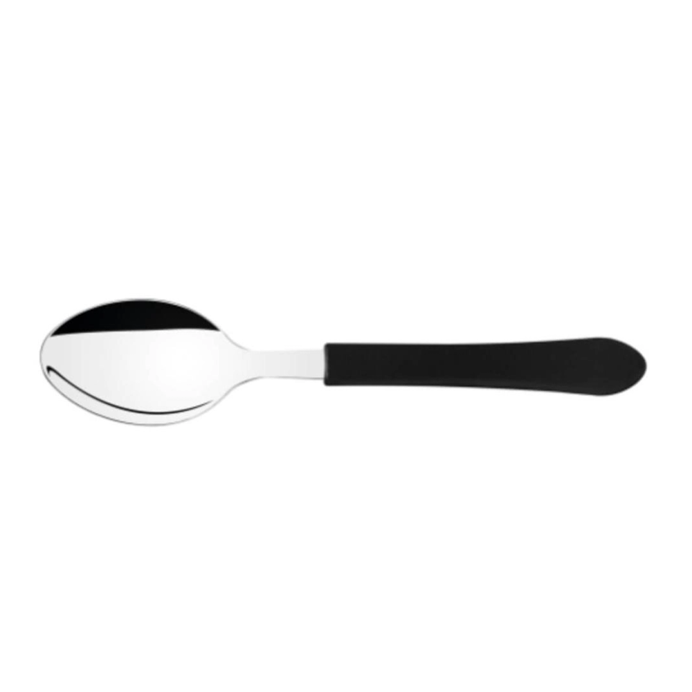 Colher Para Sobremesa Tramontina Leme Inox Preta Colher Para Sobremesa Tramontina Leme Inox Preta