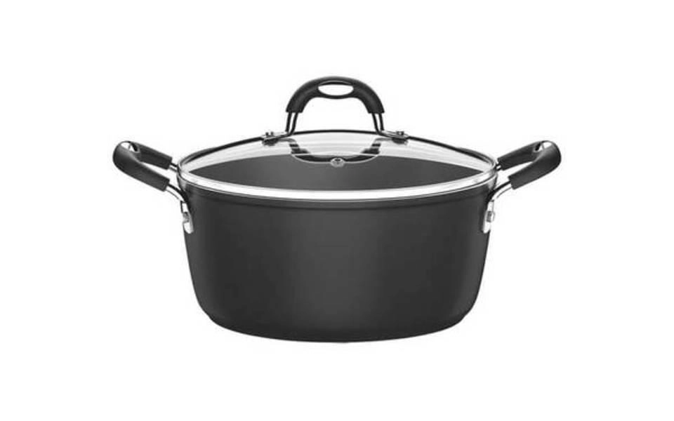 Caçarola Tramontina Mônaco Induction Com Revestimento Antiaderente Starflon Premium Preto Com Tampa 20cm Caçarola Tramontina Mônaco Induction Com Revestimento Antiaderente Starflon Premium Preto Com Tampa 20cm