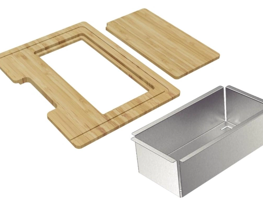 Kit Para Cubas Quadrum Tramontina Design Collection Com Tábua Em Madeira 42x40cm Tábua Auxiliar E Cesto Coador Em Inox Kit Para Cubas Quadrum Tramontina Design Collection Com Tábua Em Madeira 42x40cm Tábua Auxiliar E Cesto Coador Em Inox
